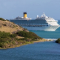 Antigua's economy is totally dependant on vactioning crusie ships